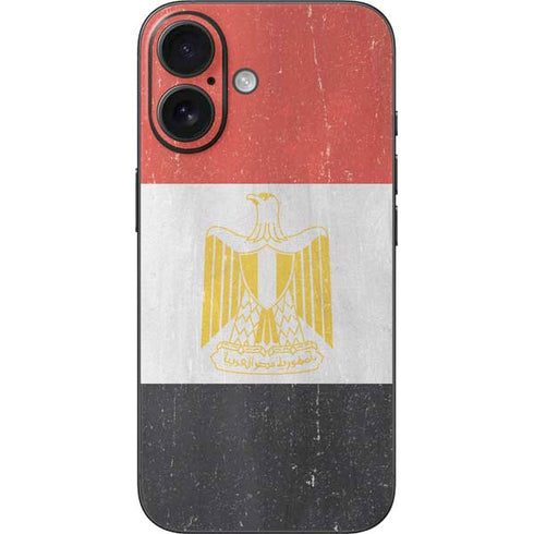 Egyptian Flag Distressed iPhone 16 Skin
